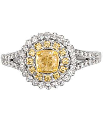 Diamond Ring (3/4 ct. t.w.) in 14k Two-Tone Vanilla and Honey Gold