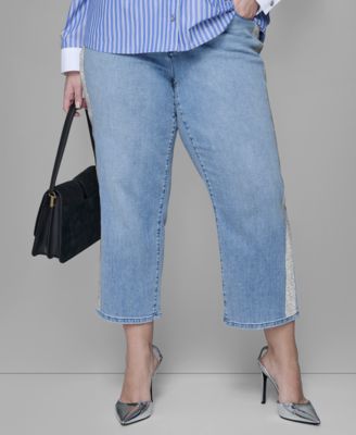 Women's Plus Size Hotfix Mid-Rise Jeans