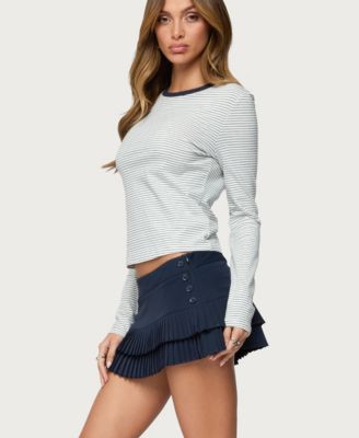 Women's Brianna Striped Long Sleeve T Shirt