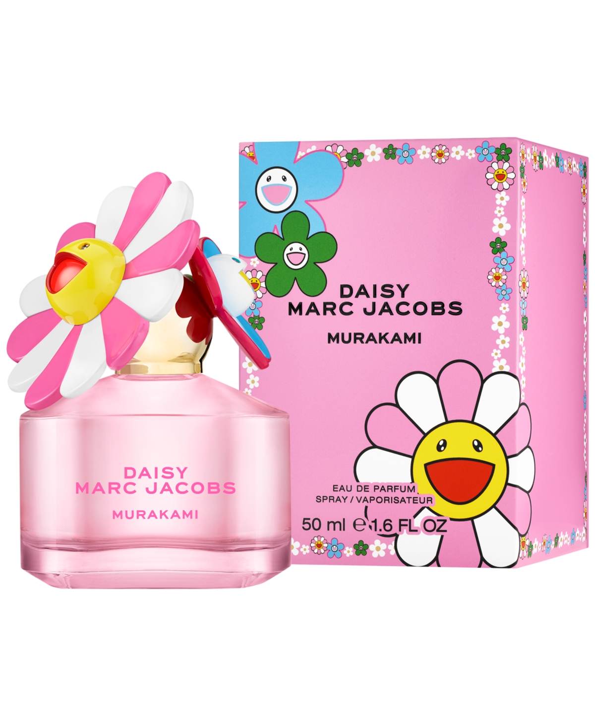 Marc Jacobs Daisy Murakami Pink Limited-edition Eau De Parfum,â 1.6 Oz. In Transparent