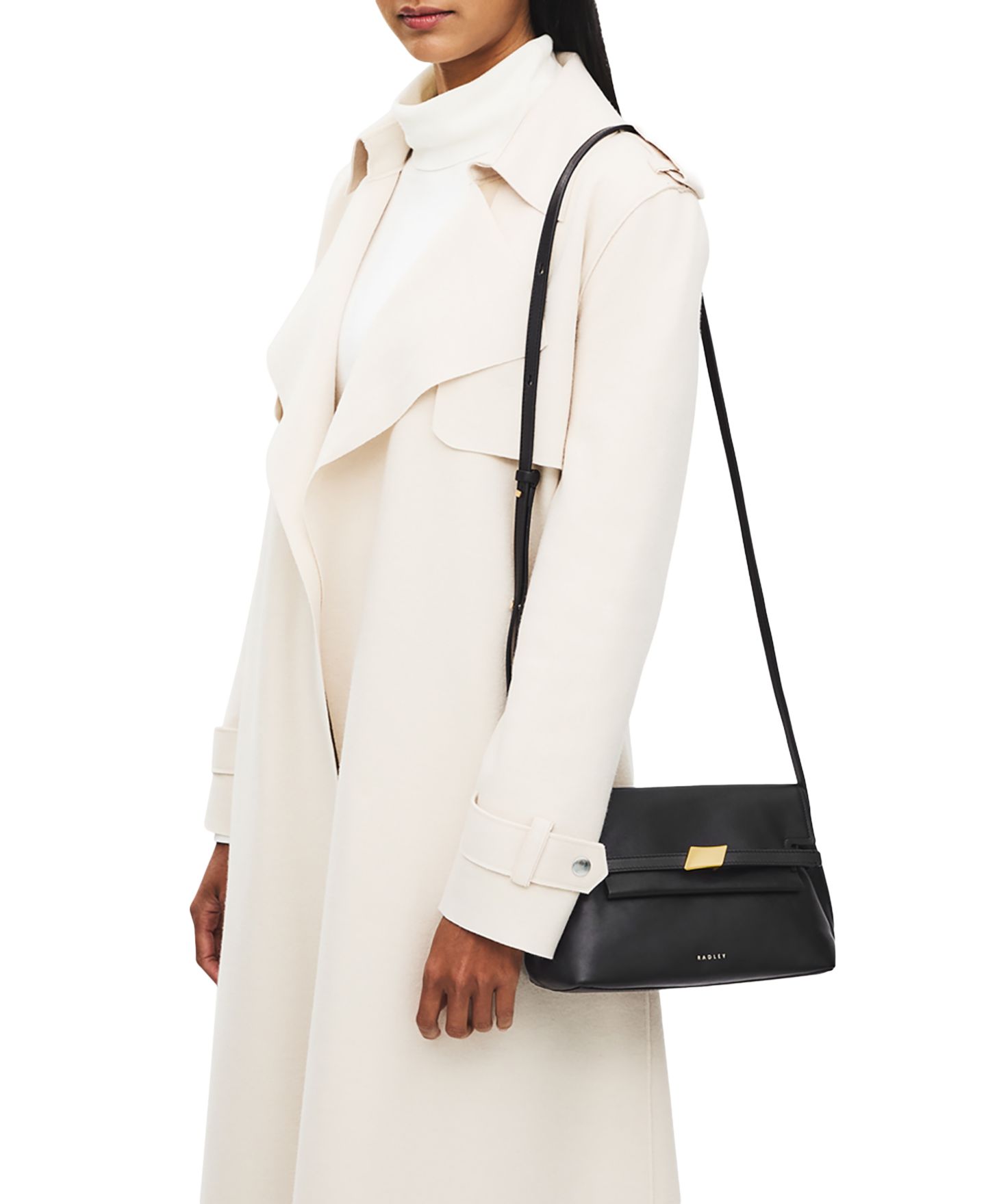 Женская сумка Radley London Christina Small Flapover Crossbody, цвет: Чёрный — фото 2