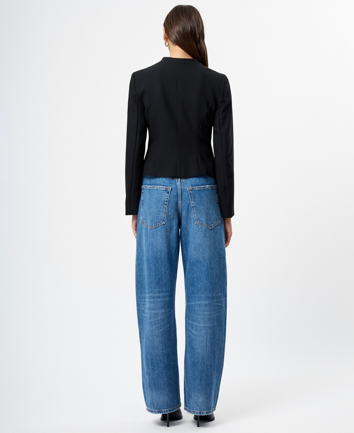 French Connection Azra Twill Slim Fit Jacket In Multi