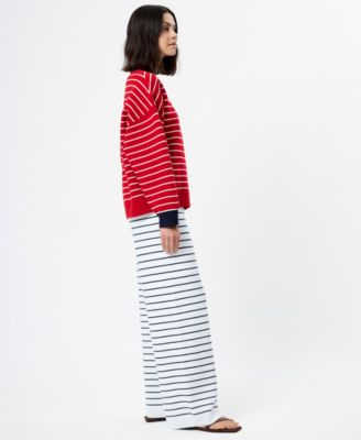 Women's Marley Knit Long-Sleeve Striped Sweater