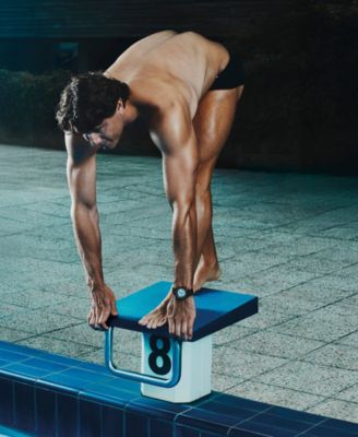 Men's Automatic Sea Explorer Black Silicone Strap Watch 43mm