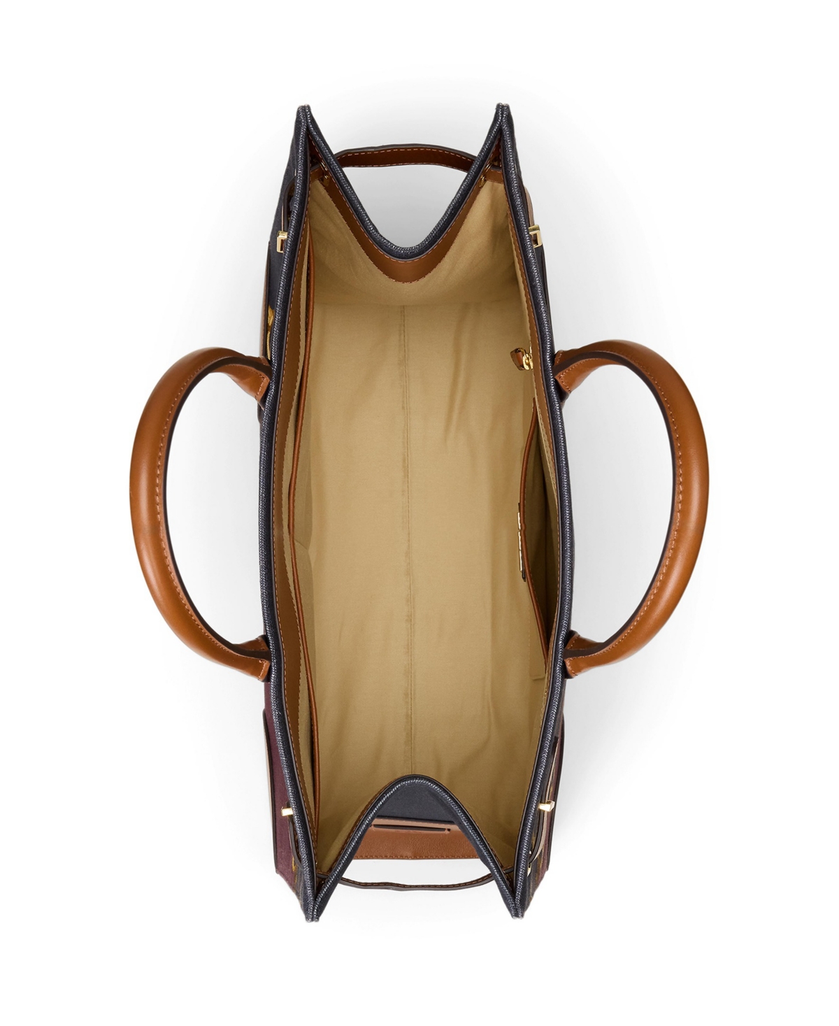 Ralph Lauren Leather Blaike Tote Bag