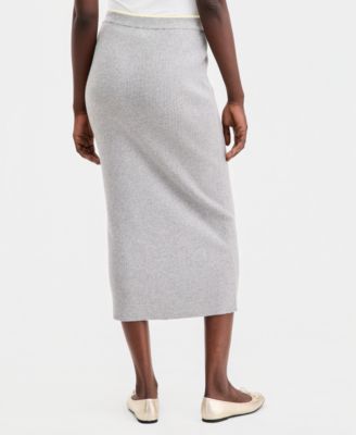 Women's Sweater Ribbed Pencil Skirt, Macy's Exclusive