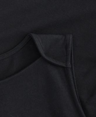 Women's Knit Sleeveless Boat-Neck Top