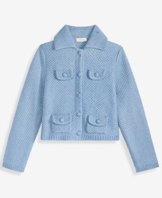 Women's Collared Sweater Jacket, Macy's Exclusive