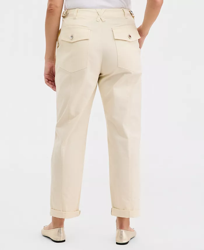 Women's Straight Leg Patch-Pocket Pants - thumbnail 3