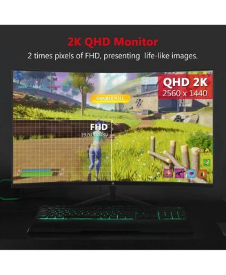 27 inch QHD 2K 2560 x 1440 165Hz 1ms Curved Gaming Monitor