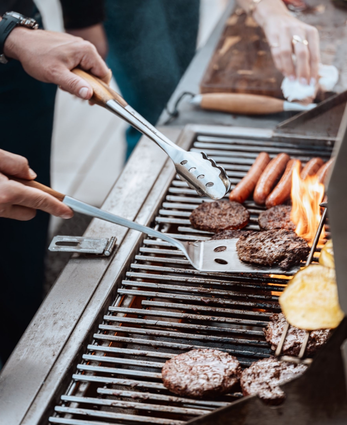 Schmidt Brothers Bonded Teak 4-Pc. Grill Set