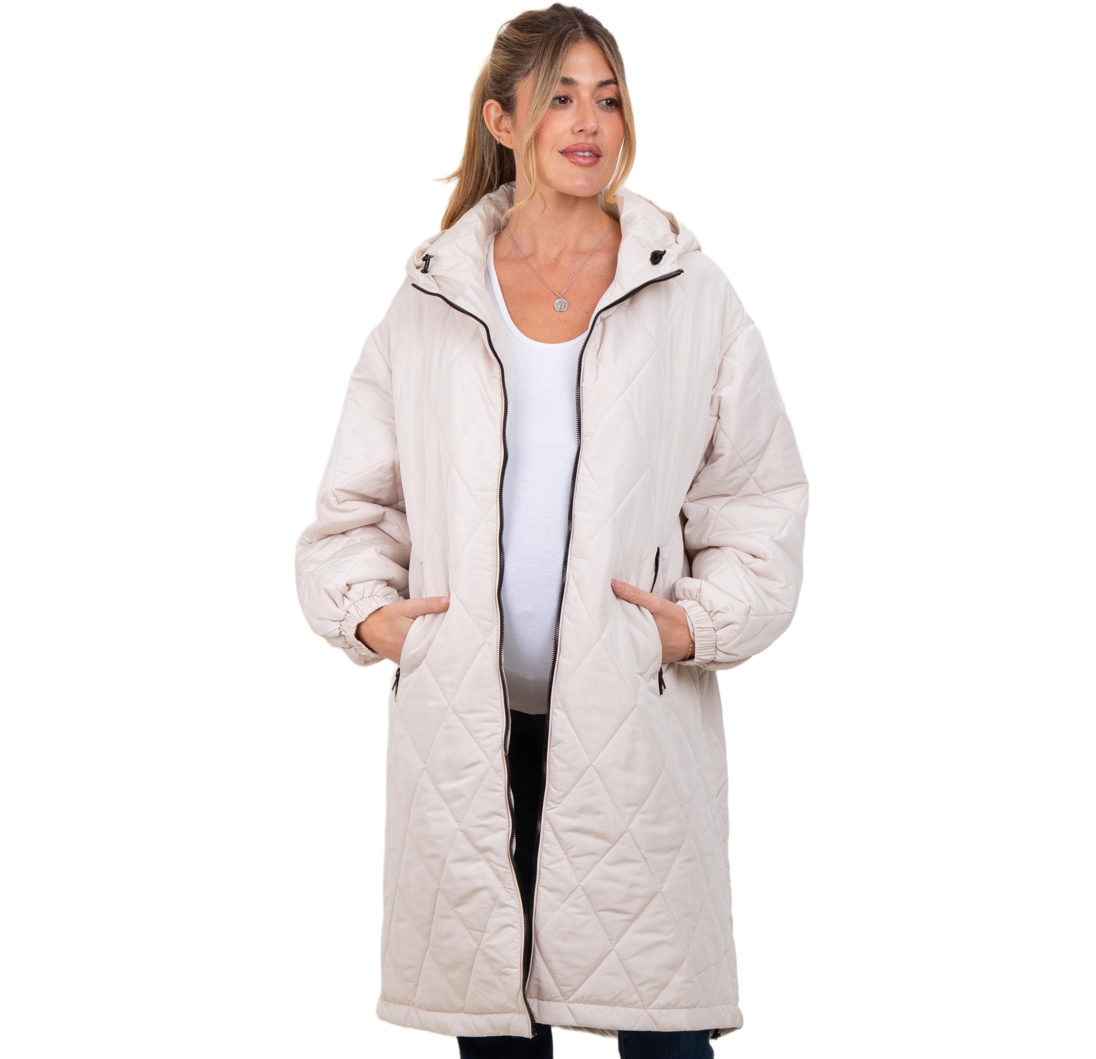 Pinkblush Women's Quilted Long Puffer Jacket