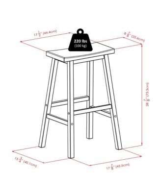  Parkland 5 Pieces Square High Pub Table Set