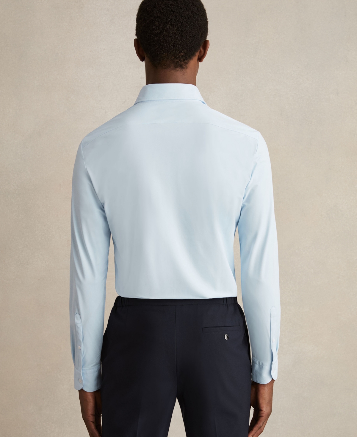 Reiss Men's Long-Sleeve Travel Shirt