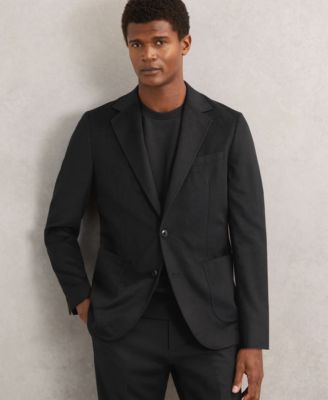 Men's Single-Breasted with Gilet Insert Tailored-Fit Blazer