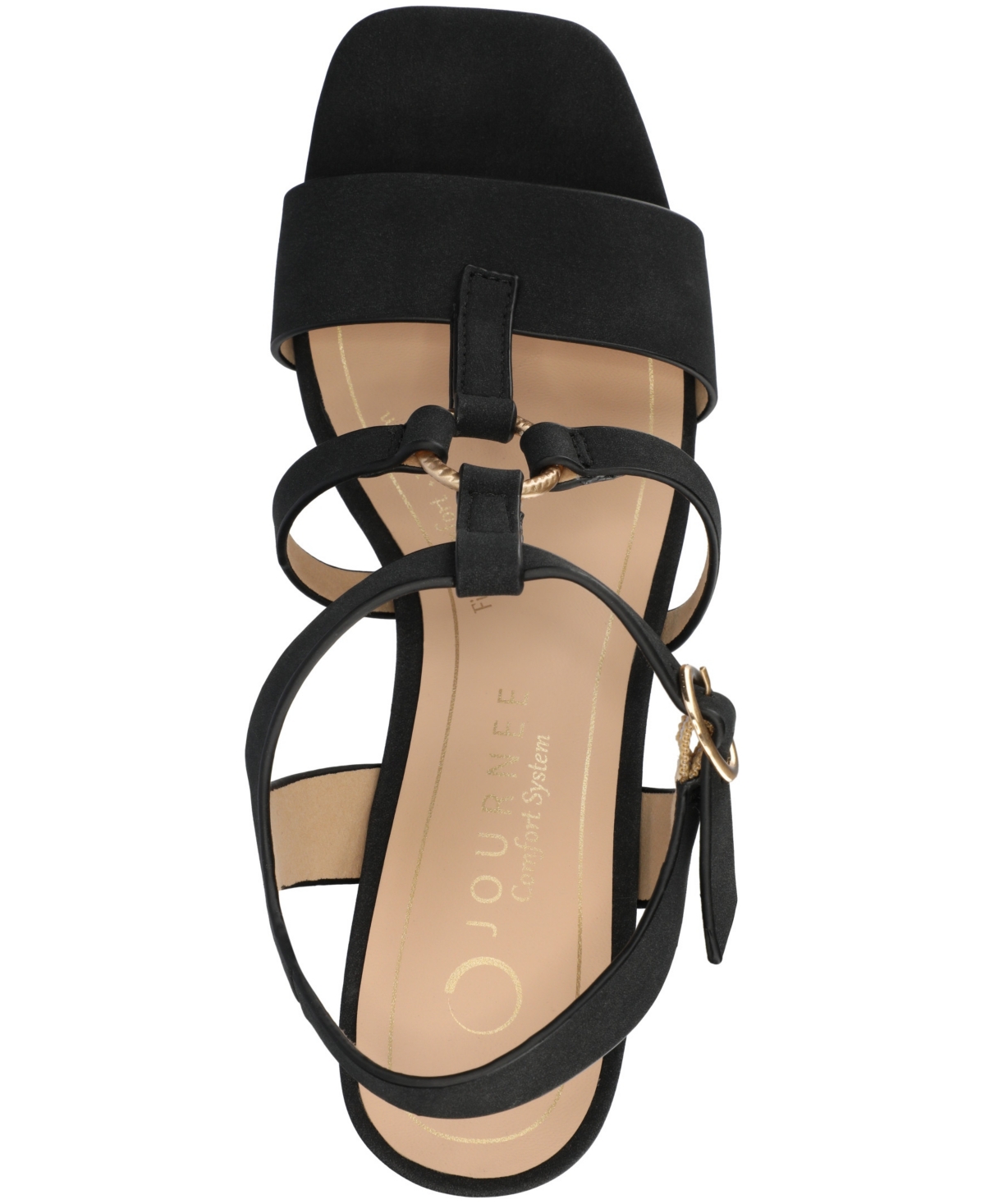 Journee Collection Women's Merisol Open Toe Ankle Strap Sandals