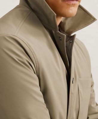 Men's Lightly-Padded Patch-Pocket Jacket