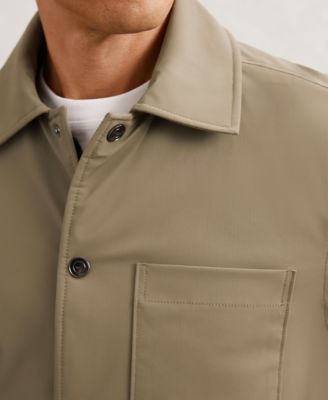 Men's Lightly-Padded Patch-Pocket Jacket