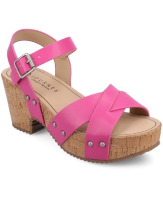 Womens Valentina Comfort System Ankle Strap Platform Dress Sandals