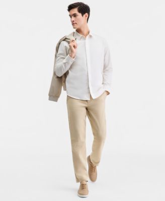 Men's Long-Sleeve Cotton Needle Corduroy Shirt, Macy's Exclusive