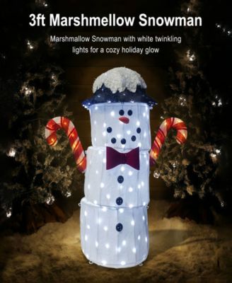 3' Marshmallow Man Christmas Holiday D&eacute;cor