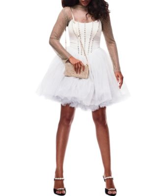 Rhinestone Wallet Crossbody Bag with Phone Pocket