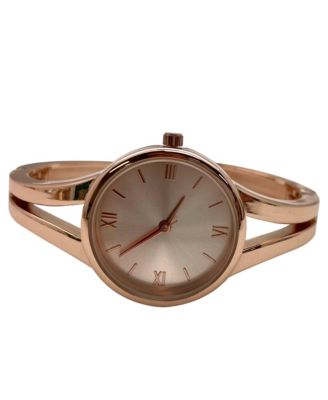 Minimalist Style Every Day Cuff Women Watch, Rose Gold