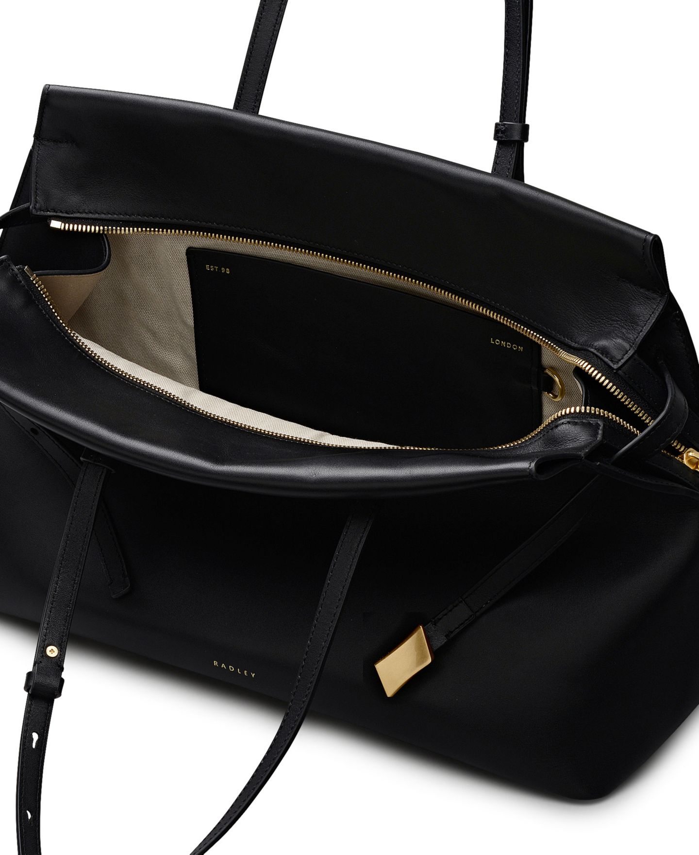 Женская сумка Radley London Christina Large Zip Top Shoulder, цвет: Чёрный — фото 4