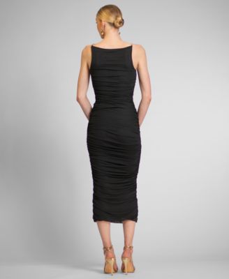 Women's Sivon Mesh Square Neck Midi Dress