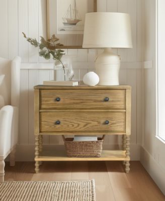 36" Solid Wood Frames 2-Drawer Accent Chest