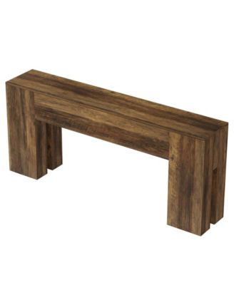 71-Inch Long Console Table for Entryway, Farmhouse Sofa Console Behind Couch, Entry Table