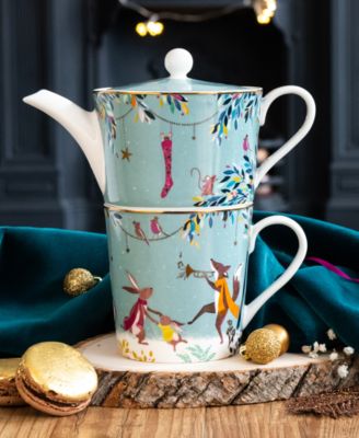 Sara Miller Woodland Tales Merry Band Teapot