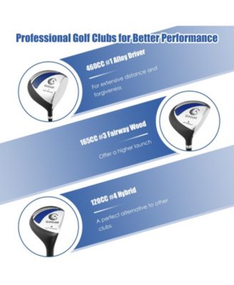 Men s Profile Complete Golf Club Package Set Includes 10 Pieces