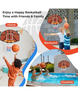 Indoor Outdoor Basketball Games with Large Shatter-proof Backboard