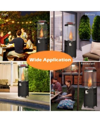 41000 BTU Propane Patio Heater with Metal Hood