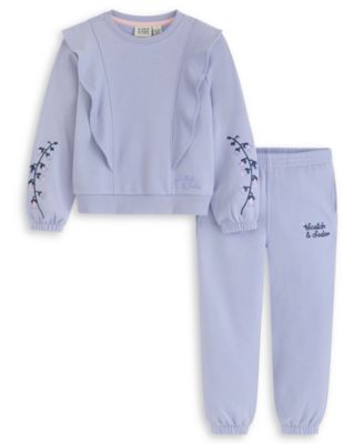 SCOTCH & SODA - Girls 4-6X Fleece Sweatshirt and Joggers Set