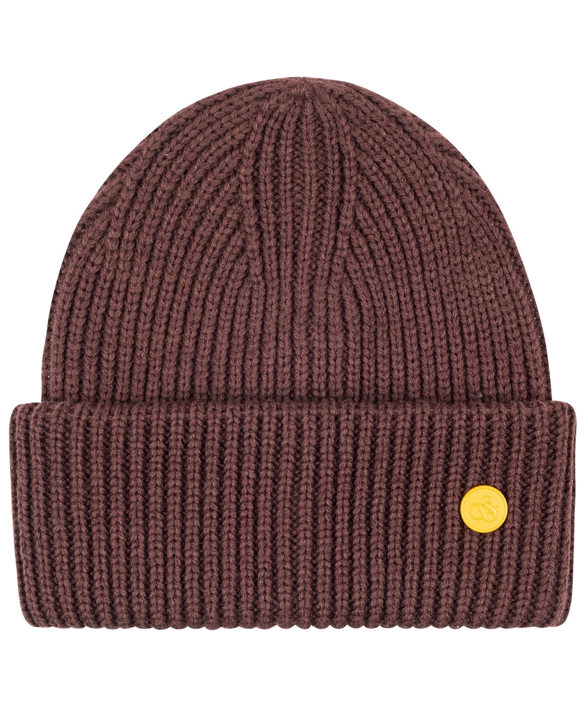 Scotch & Soda Men's Rivet Cuff Beanie In Brown