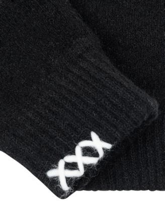 Men's Fingerless Heavy Whip Stitch Gloves