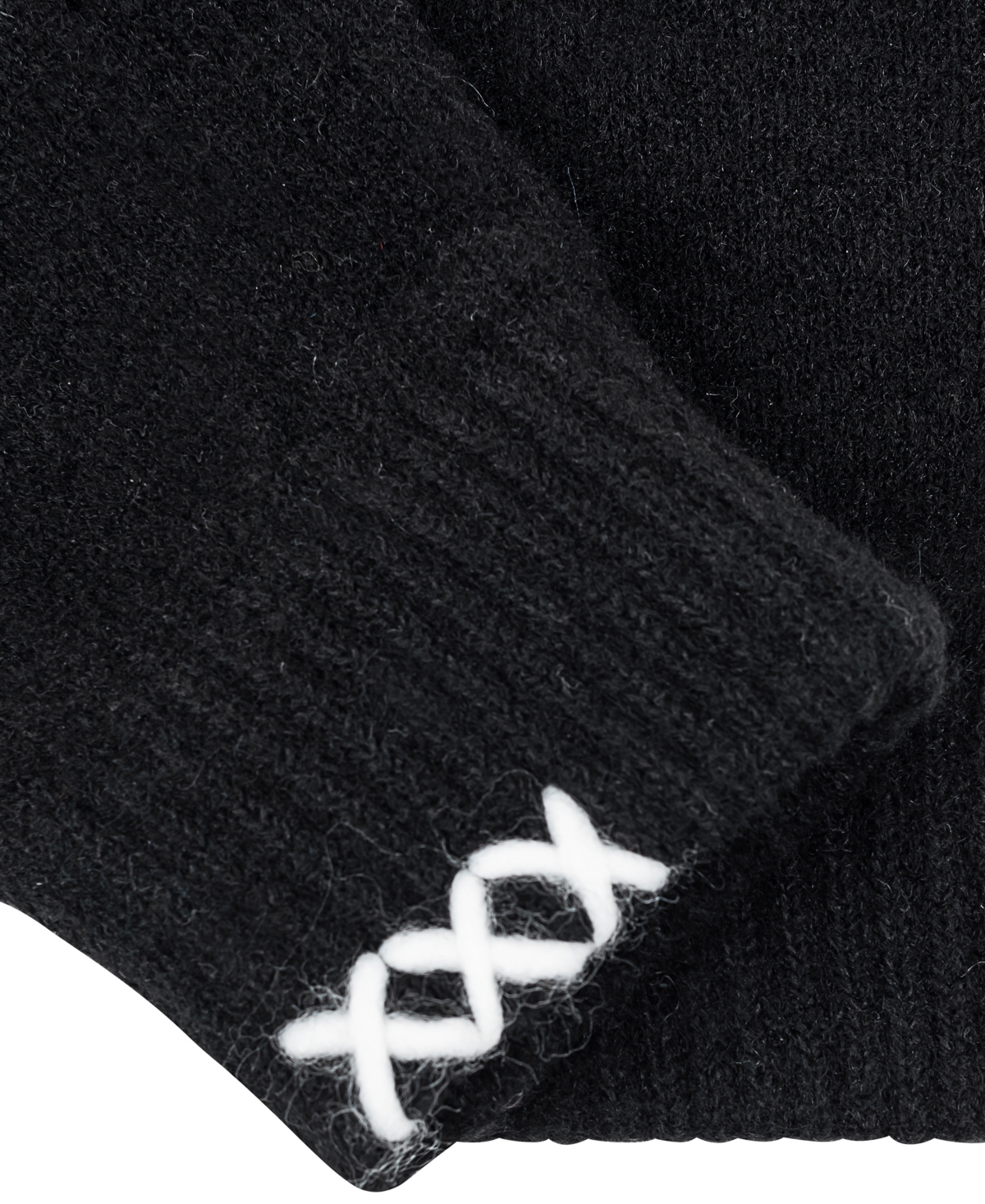 Scotch & Soda Men's Fingerless Heavy Whip Stitch Gloves