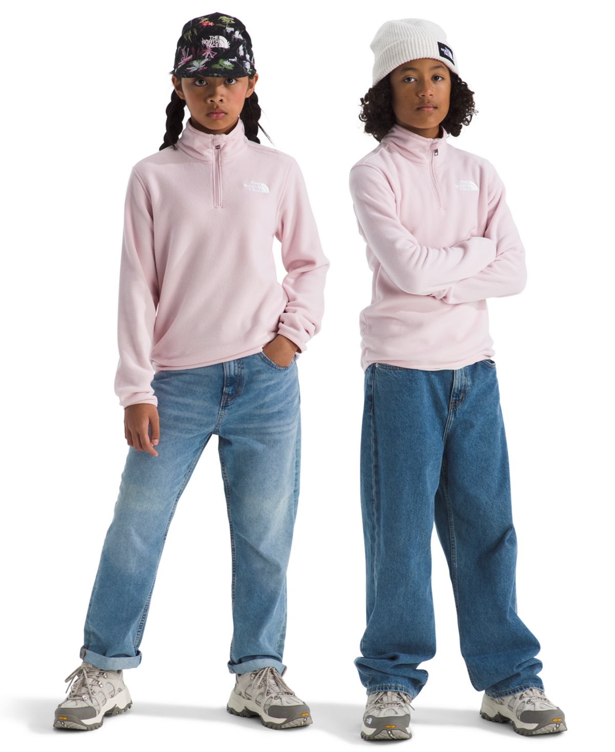The North Face Girls And Boys 6-16 Glacier Pull-on Jacket In Pink
