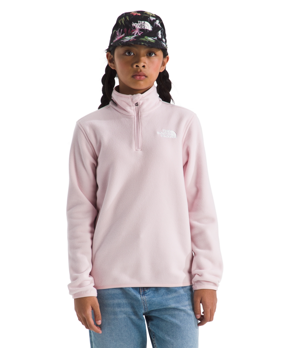 The North Face Girls And Boys 6-16 Glacier Pull-on Jacket In Pink