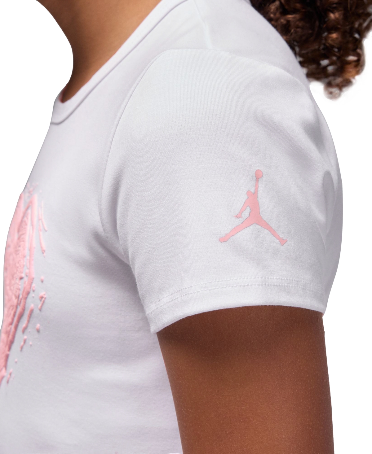 Jordan Girls 7-16 Tree Etch Crewneck T-Shirt