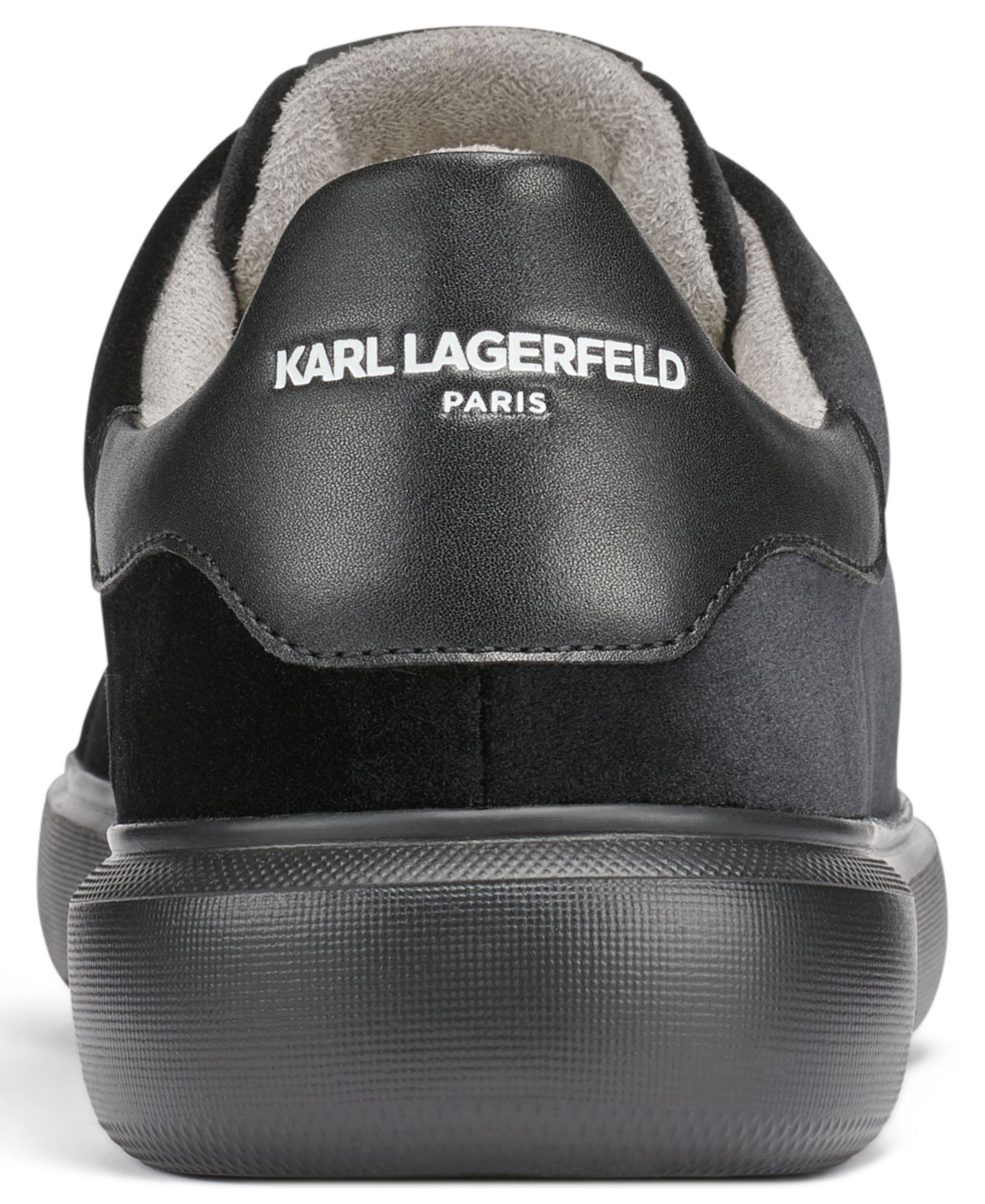 Мужские кроссовки KARL LAGERFELD PARIS Round Toe, цвет: Чёрный — фото 3