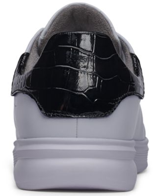 Men's Round Toe Leather Sneakers