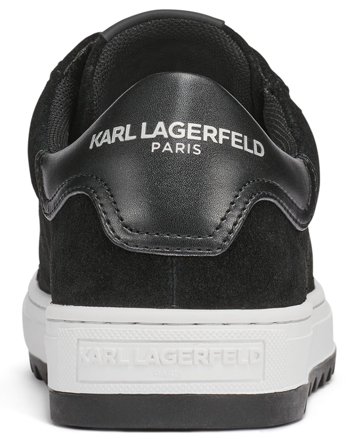 Мужские кроссовки KARL LAGERFELD PARIS Round Toe Lace-Up, цвет: Чёрный — фото 3