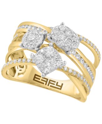 Diamond Ring (1 ct. t.w.) in 14k Yellow Gold