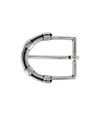 Men's 35mm Solid Brass Italian Horseshoe Inspired Harness Belt Buckle