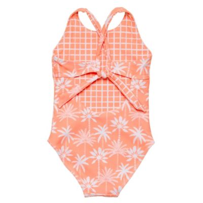 Big Girls Cali Palms Recycled X Back Swimsuit