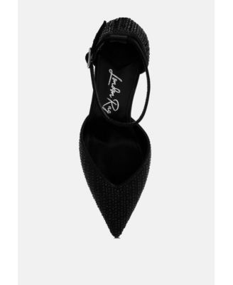 Womens Wanda Pearls & Sequins Embellished Stiletto Sandals