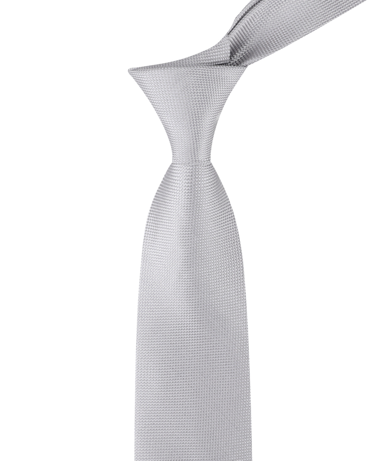 Calvin Klein Men's Georgia Solid Pattern Tie In Gray